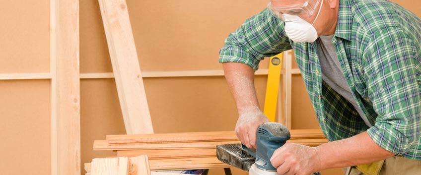 Sanding wood floors safely - DIY
